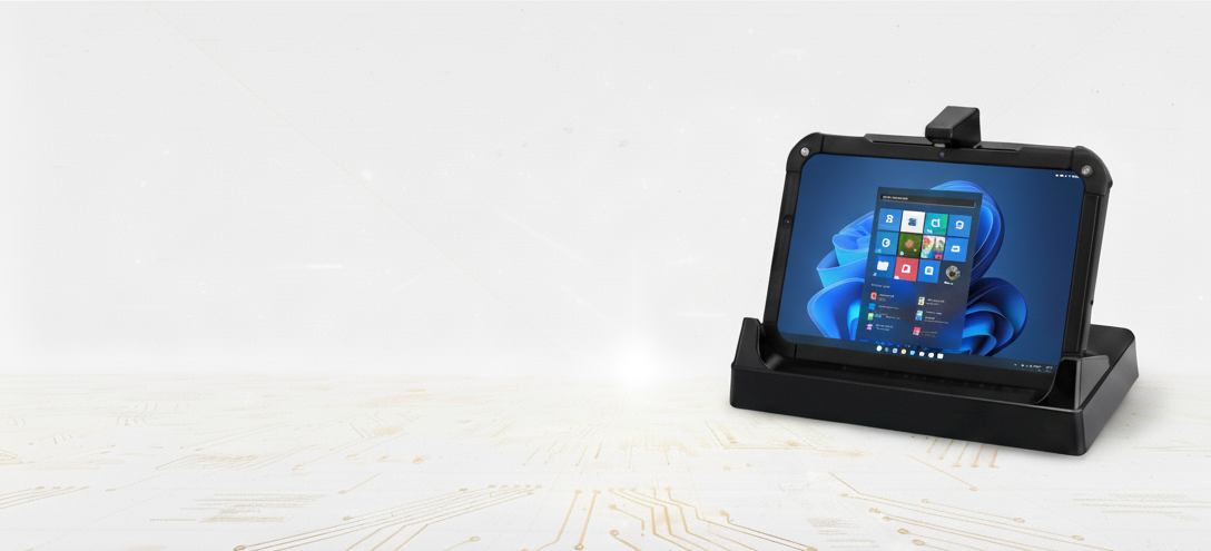 Office docking stations for rugged laptops and tablets