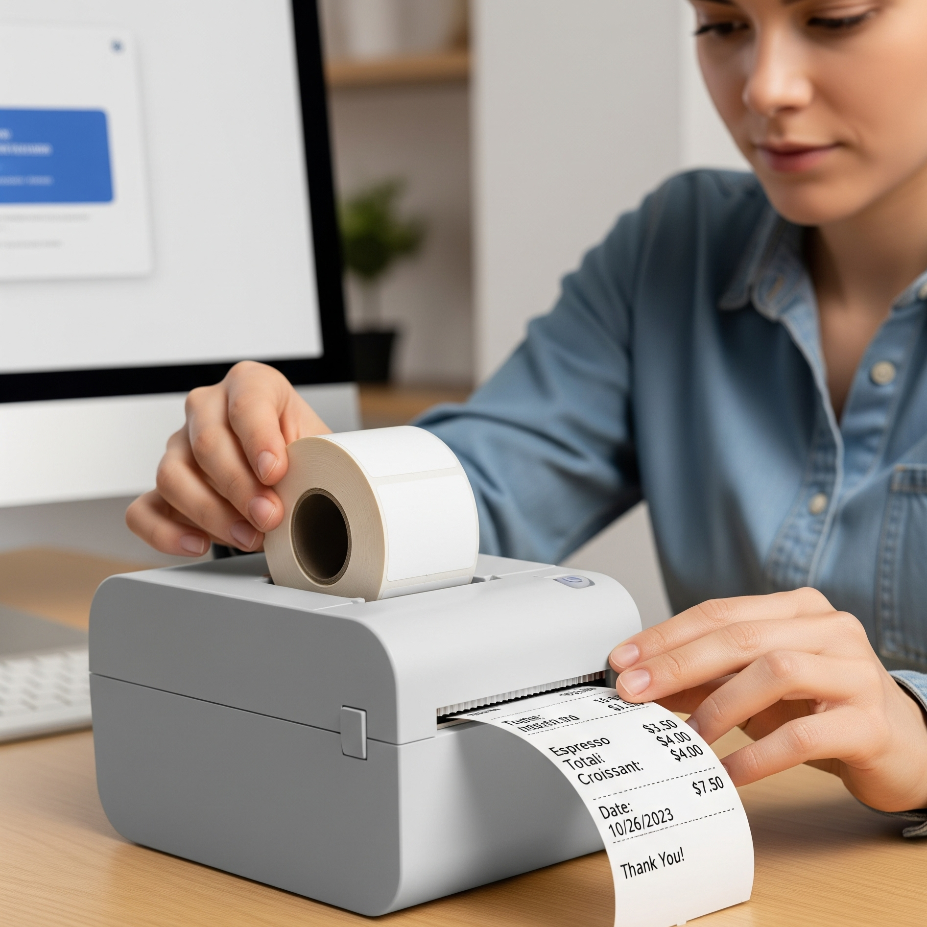 thermal printer for shipping labels | barcode printer Australia | industrial label printer in warehouse