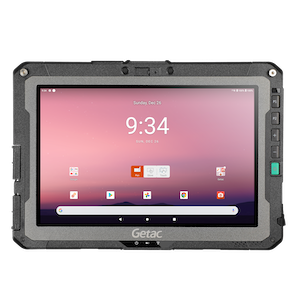 Getac ZX10 10-inch Fully Rugged Android Tablet on white background.