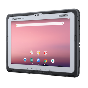 Panasonic Toughbook FZ-A3 Fully Rugged Android Tablet on white background.