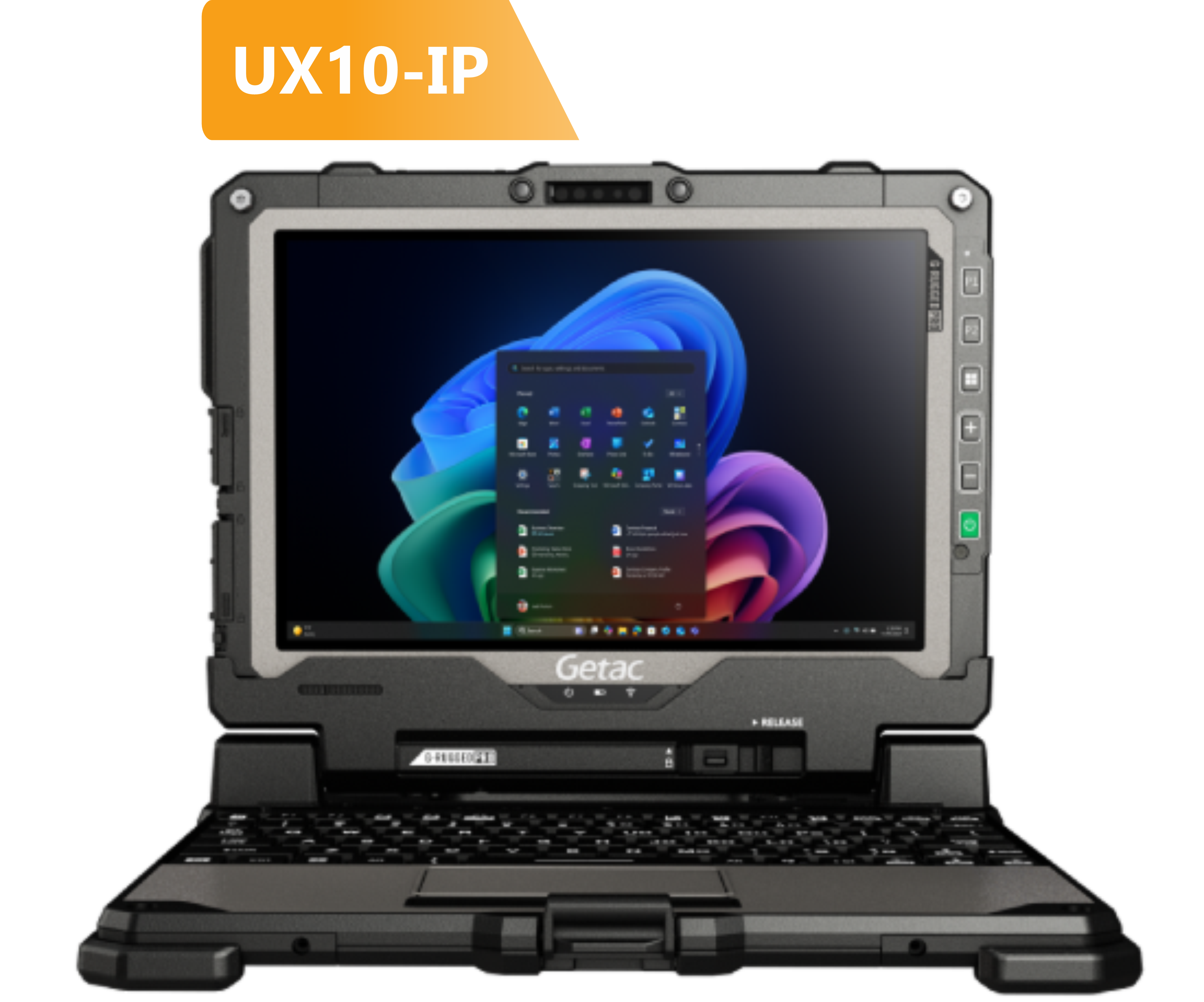 Getac UX10-IP Gen 5 AI Ready Fully Rugged Laptop with Removable Keyboard