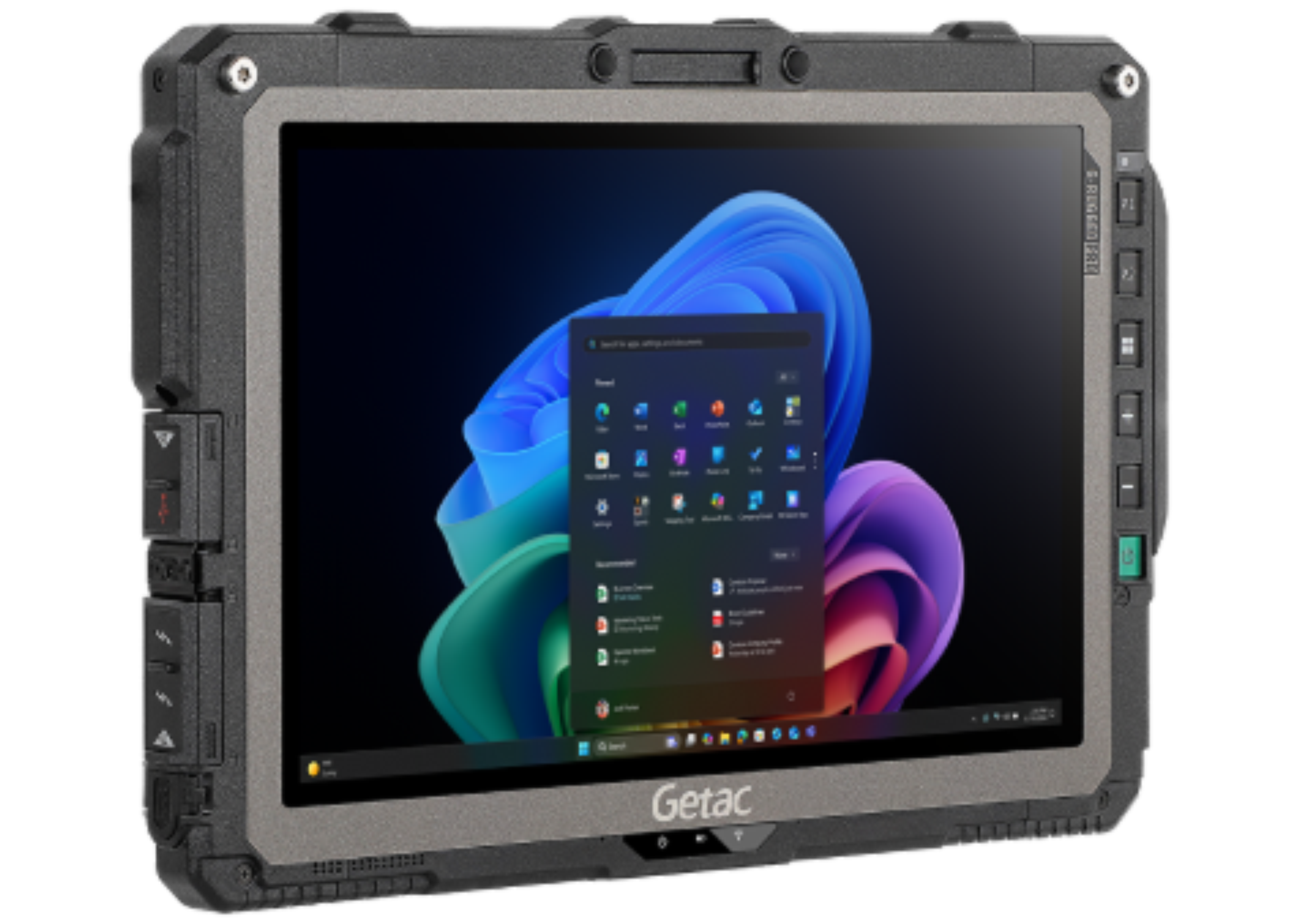 Getac UX10 Gen 5 AI Ready Fully Rugged Laptop Right Angle View