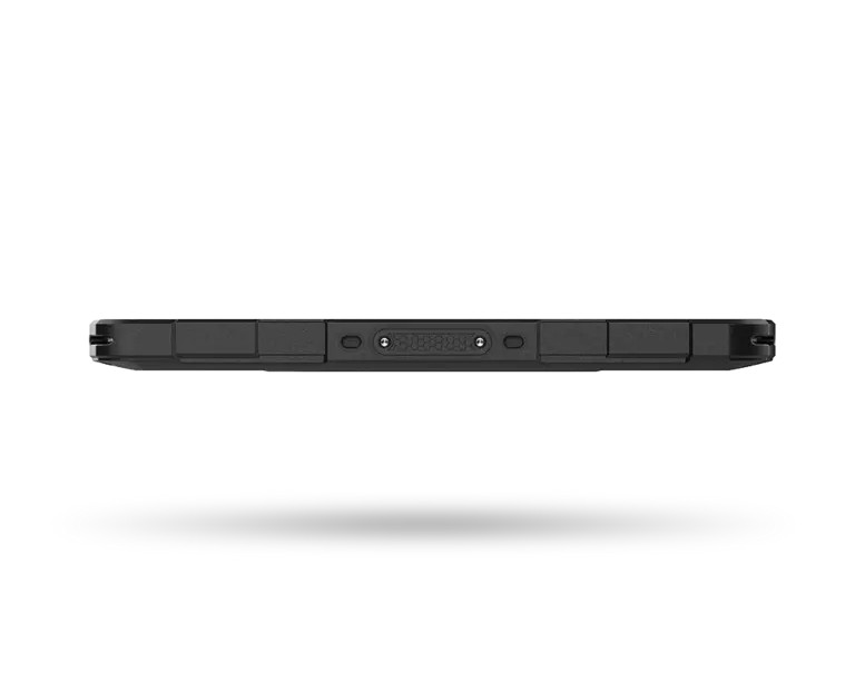Bottom edge view of the RugGear RG940 showing the 12-pin docking station connector.