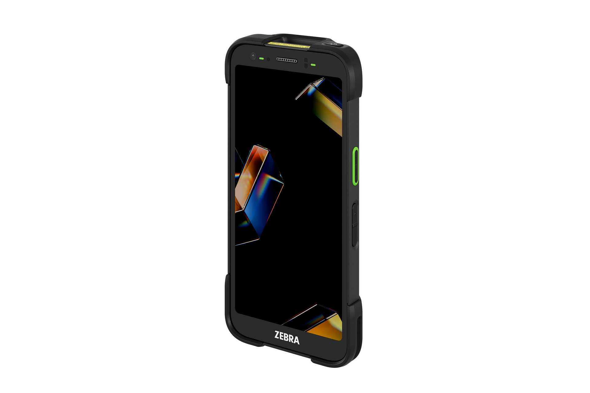 Side view of Zebra TC701 showing industrial tactile scan trigger