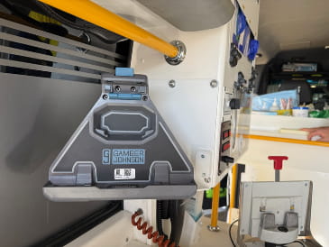 Custom Vehicle Mounting Solution in an ambulance