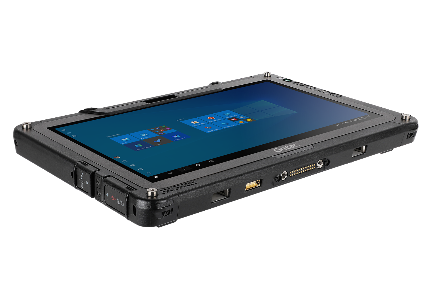 Getac F110 G6 Fully Rugged Tablet Side Profile