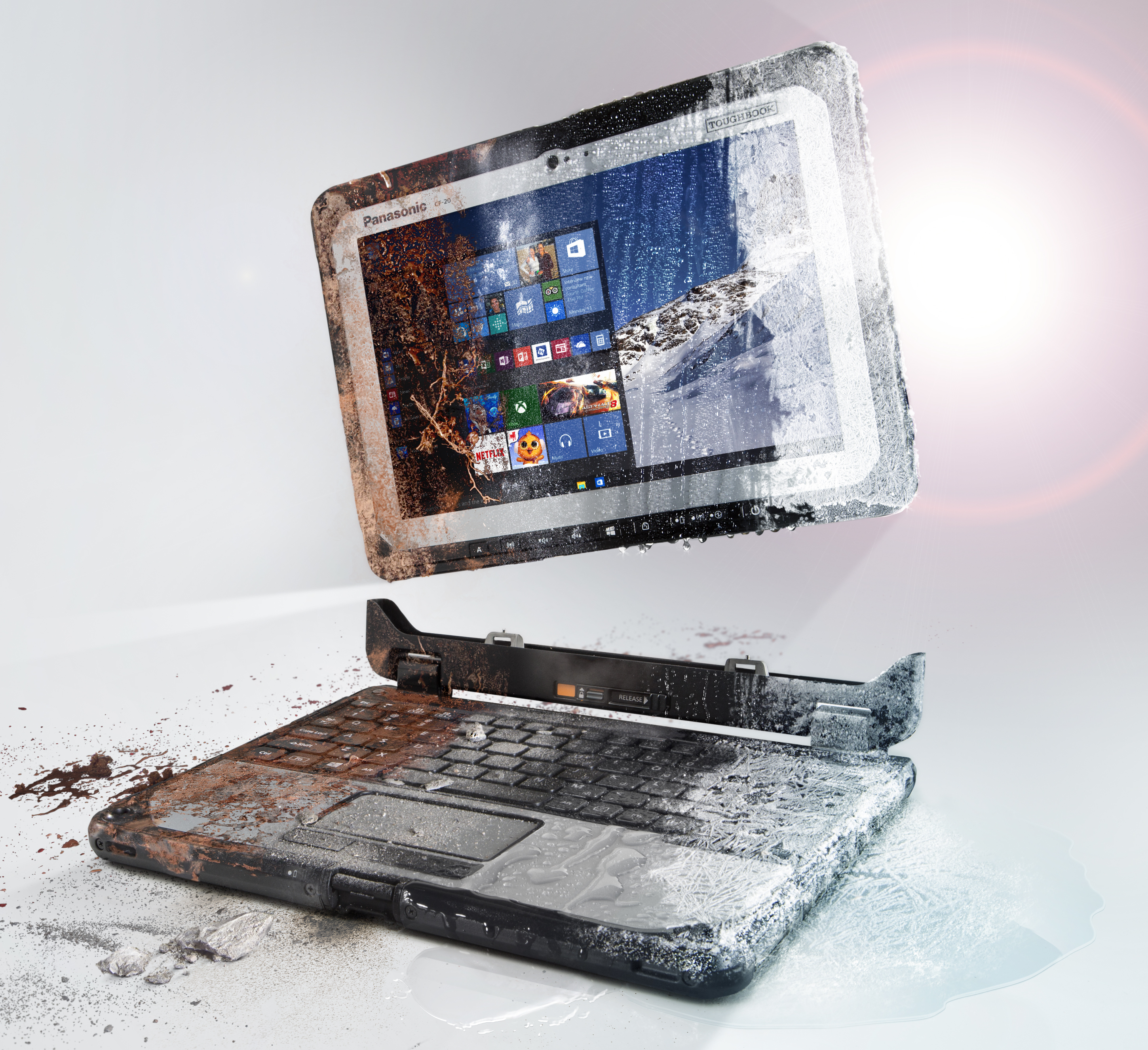 CF-20 IP65 certified and MIL-STD-810G.
