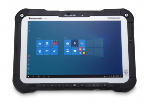 Panasonic Toughbook FZ-G2 on white background front view