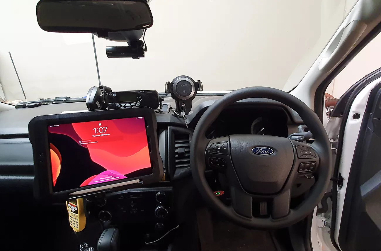RAM Mounts in-vehicle fit-out